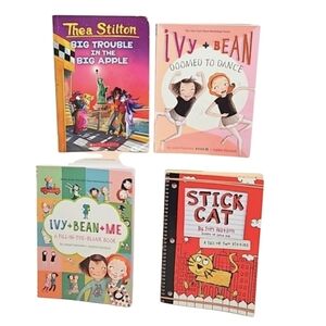 Scholastic girls books bundle 2nd-4th grade kids toys 4books girls fantasy book